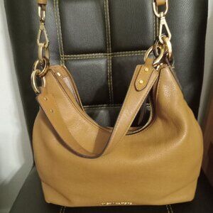 Michael Kors Isabella Convertible Shoulder Bag Brown Medium